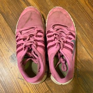 Nike pink women’s running sneakers size 7